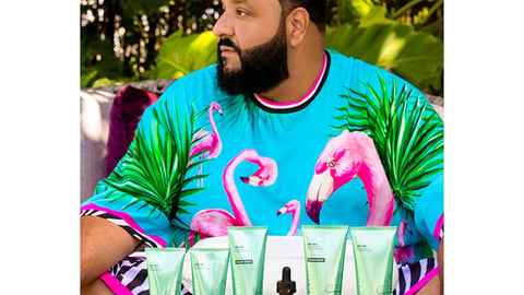 DJ Khaled in a green shirt