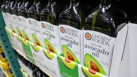 Los Angeles, California, United States - 02-19-2020: A view of several bottles of Chosen Foods Avocado Oil, on display at a local big box grocery store.; Shutterstock ID 1659167404